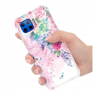 ETUI ANTI-SHOCK do MOTOROLA G 5G PLUS Kwiaty Wzory