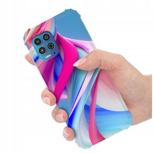 ETUI ANTI-SHOCK do MOTOROLA G100 Kwieciste Wzory