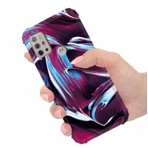 ETUI ANTI-SHOCK do MOTOROLA G30 Kwieciste Wzory