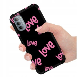 ETUI ANTI-SHOCK do MOTOROLA G31 4G Miłość Wzory