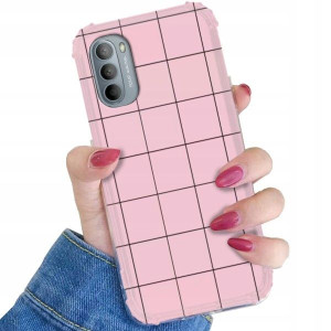 Etui ANTI-SHOCK do MOTOROLA G41 4G Pastelowe Wzory