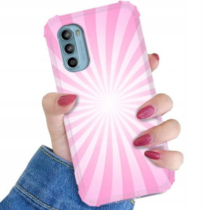 Etui ANTI-SHOCK do MOTOROLA G52 Kolor Pastel Wzory