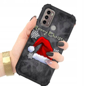ETUI ANTI-SHOCK do MOTOROLA G60 4G Christmas Wzory