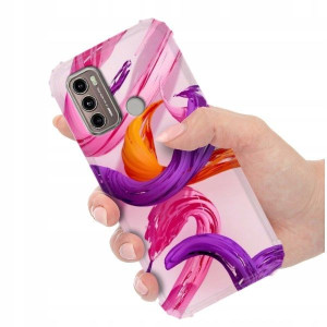 ETUI ANTI-SHOCK do MOTOROLA G60 4G Kwieciste Wzory