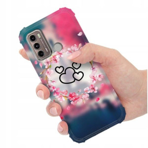 ETUI ANTI-SHOCK do MOTOROLA G60 4G Miłość Wzory
