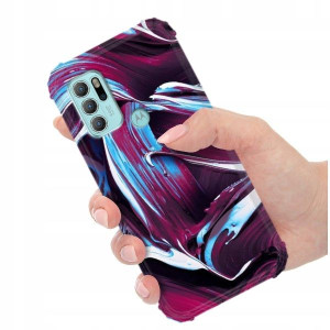 ETUI ANTI-SHOCK do MOTOROLA G60s Kwieciste Wzory