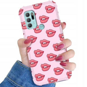 Etui ANTI-SHOCK do MOTOROLA G60s Pastelowe Wzory