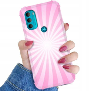 Etui ANTI-SHOCK do MOTOROLA G71 5G Pastelowe Wzory