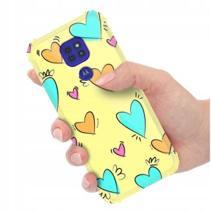ETUI ANTI-SHOCK do MOTOROLA G9 PLAY Miłość Wzory