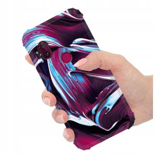 ETUI ANTI-SHOCK do MOTOROLA ONE HYPER Kwiaty Wzory