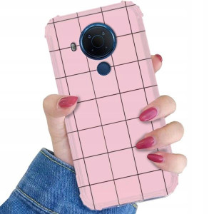 Etui ANTI-SHOCK do NOKIA 5.4 Kolorowe Pastel Wzory