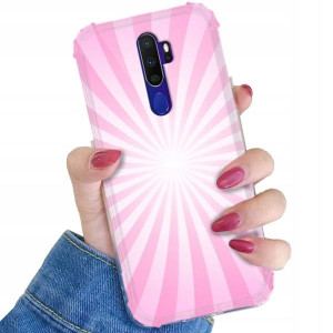 Etui ANTI-SHOCK do OPPO A11X Kolorowe Pastel Wzory