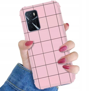 Etui ANTI-SHOCK do OPPO A16 Kolorowe Pastel Wzory