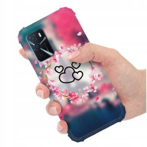 ETUI ANTI-SHOCK do OPPO A16 Love Walentynki Wzory