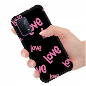 ETUI ANTI-SHOCK do OPPO A74 5G Love Miłość Wzory