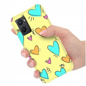 ETUI ANTI-SHOCK do OPPO A96 4G Love Miłość Wzory