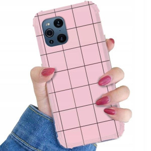 Etui ANTI-SHOCK do OPPO FIND X3 Kolor Pastel Wzory