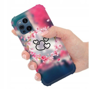 ETUI ANTI-SHOCK do OPPO FIND X3 Love Miłość Wzory