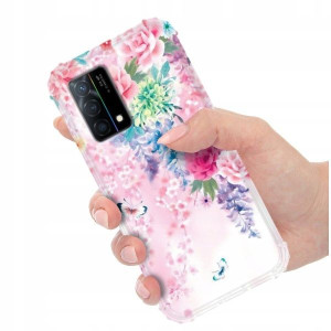 ETUI ANTI-SHOCK do OPPO K9 Kwiaty Damskie Wzory