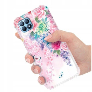 ETUI ANTI-SHOCK do OPPO RENO 4 SE Kwieciste Wzory