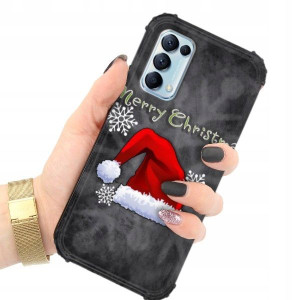 ETUI ANTI-SHOCK do OPPO RENO 5 5G Świąteczne Wzory