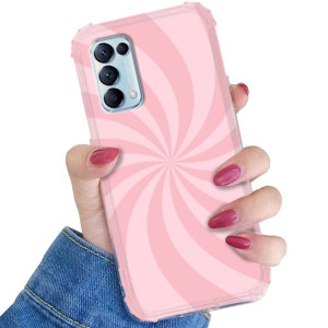 Etui ANTI-SHOCK do OPPO RENO 5 Kolor Pastel Wzory