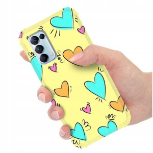 ETUI ANTI-SHOCK do OPPO RENO 5 PRO 5G Miłość Wzory