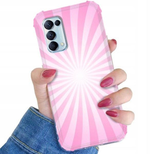 Etui ANTI-SHOCK do OPPO RENO 5K Kolor Pastel Wzory