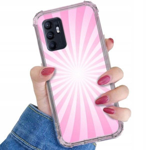Etui ANTI-SHOCK do OPPO RENO 6 Kolor Pastel Wzory