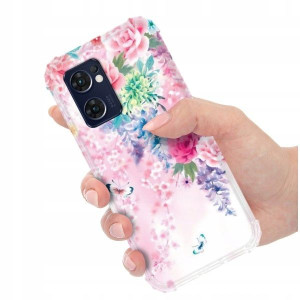 ETUI ANTI-SHOCK do OPPO RENO 7 5G Kwieciste Wzory