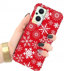 ETUI ANTI-SHOCK do OPPO RENO 7Z 5G Christmas Wzory