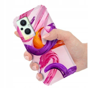 ETUI ANTI-SHOCK do OPPO RENO 7Z 5G Kwieciste Wzory