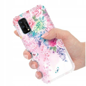 ETUI ANTI-SHOCK do REALME 7 PRO Kwieciste Wzory