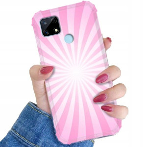 Etui ANTI-SHOCK do REALME 7i RMX2193 Pastel Wzory