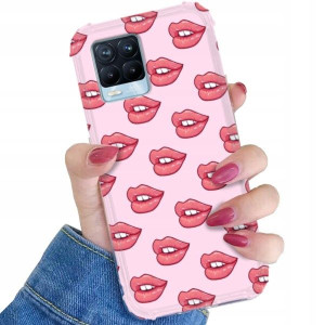 Etui ANTI-SHOCK do REALME 8 Kolorowe Pastel Wzory