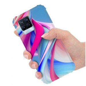 ETUI ANTI-SHOCK do REALME 8 Kwiaty Damskie Wzory