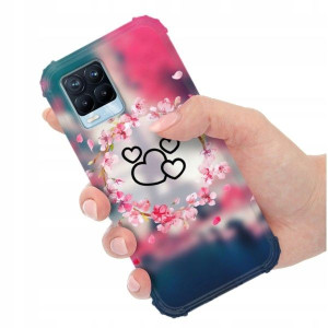 ETUI ANTI-SHOCK do REALME 8 Love Walentynki Wzory