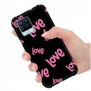 ETUI ANTI-SHOCK do REALME 8 PRO Love Miłość Wzory