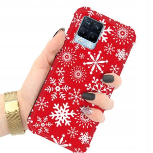 ETUI ANTI-SHOCK do REALME 8 PRO Święta Zima Wzory