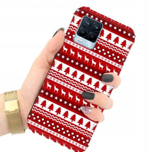 ETUI ANTI-SHOCK do REALME 8 Święta Christmas Wzory