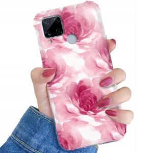 Etui ANTI-SHOCK do REALME C15 Kolor Pastel Wzory