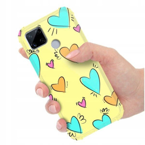 ETUI ANTI-SHOCK do REALME C15 Love Miłość Wzory
