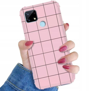 Etui ANTI-SHOCK do REALME C17 Kolor Pastel Wzory