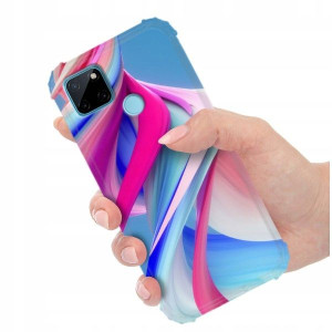 ETUI ANTI-SHOCK do REALME C21Y Kwieciste Top Wzory