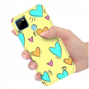 ETUI ANTI-SHOCK do REALME C21Y Love Miłość Wzory