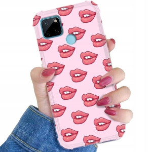 Etui ANTI-SHOCK do REALME C25Y Kolor Pastel Wzory