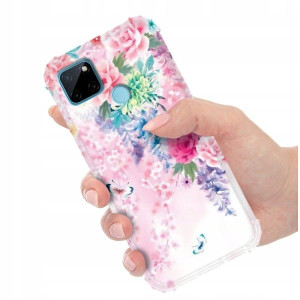 ETUI ANTI-SHOCK do REALME C25Y Kwieciste Top Wzory