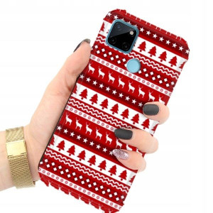 ETUI ANTI-SHOCK do REALME C25Y Święta Zimowe Wzory
