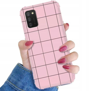 Etui ANTI-SHOCK do SAMSUNG A02s Kolor Pastel Wzory