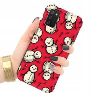 ETUI ANTI-SHOCK do SAMSUNG A02s Święta Zima Wzory
